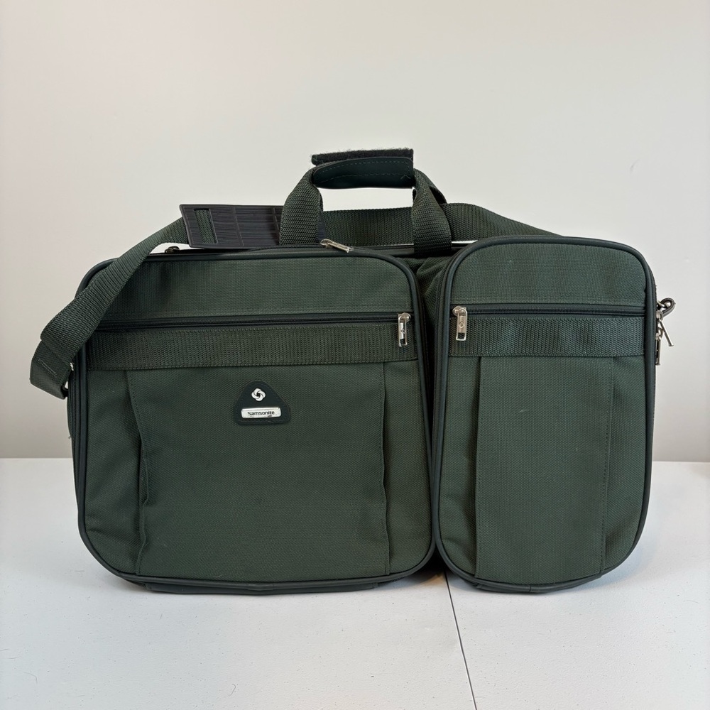 Vintage SAMSONITE PROFILE TAPESTRY (1992) Carry-On Weekender Multi Compartment
